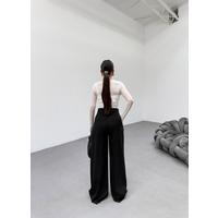230 Gr Poly Viscose Full Lycra Pi̇leli̇ Palazzo Pantolon