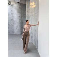 230 Gr Poly Viscose Full Lycra Pi̇leli̇ Palazzo Pantolon