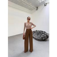 230 Gr Poly Viscose Full Lycra Pi̇leli̇ Palazzo Pantolon