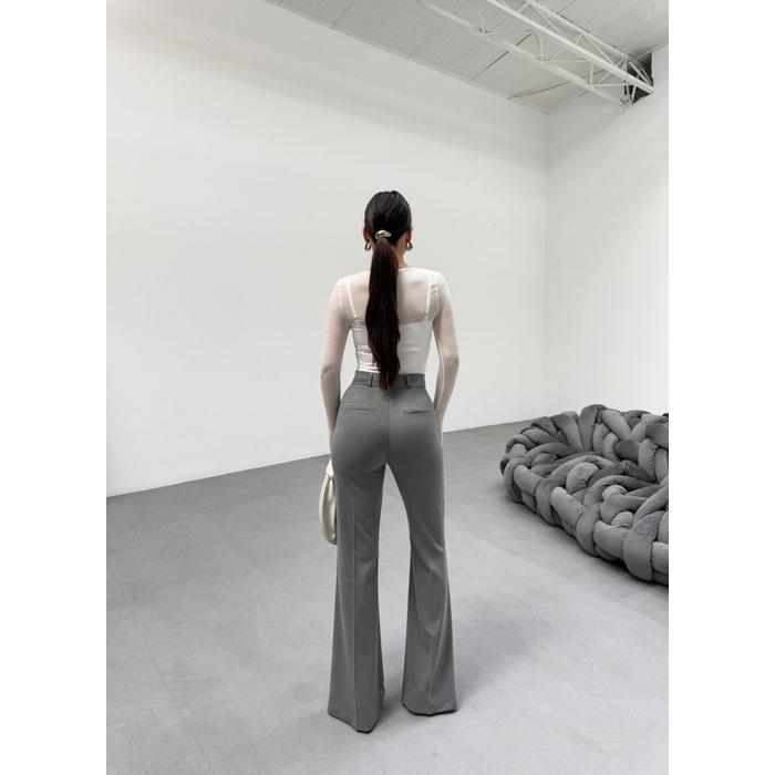 230 Gr Poly Viscose Full Lycra İspanyol Paça Pantolon