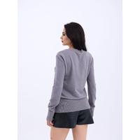 4217 TRİKO BASİC KAZAK-GRİ