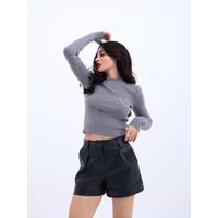 42201 TRİKO BASİC KAZAK-GRİ