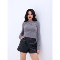 42201 TRİKO BASİC KAZAK-GRİ