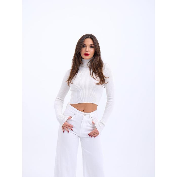 42231 TRİKO BALIKÇI KAZAK-EKRU
