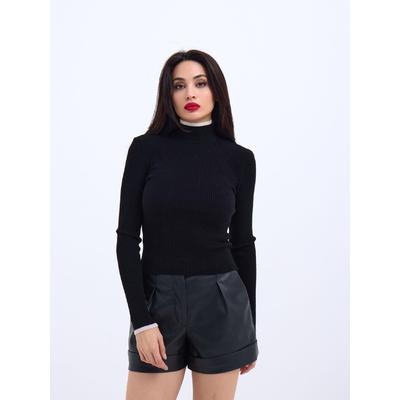 42251 TRİKO BALIKÇI FİTİLLİ KAZAK-SİYAH-EKRU