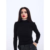 42251 TRİKO BALIKÇI FİTİLLİ KAZAK-SİYAH-EKRU