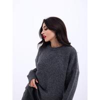 43031 TRİKO YARIM BALIKÇI KISA KAZAK-ANTRASİT