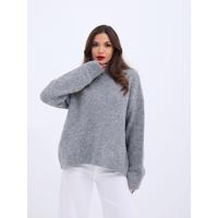 43081 TRİKO YARIM BALIKÇI SALAŞ KAZAK-GRİ