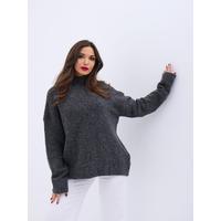43081 TRİKO YARIM BALIKÇI SALAŞ KAZAK-ANTRASİT
