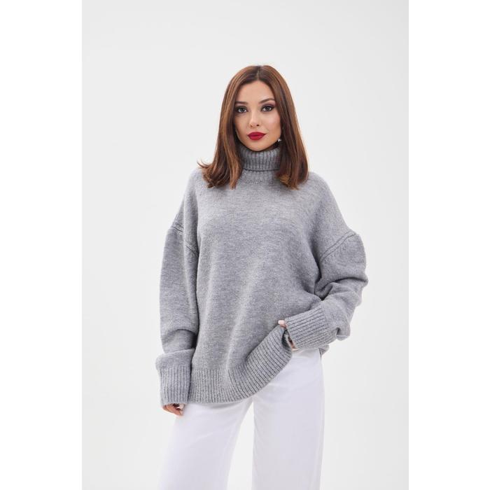 43151 TRİKO BALIKÇI SALAŞ KAZAK-GRİ
