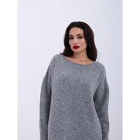 43221 TRİKO ARKA V SALAŞ KAZAK-GRİ