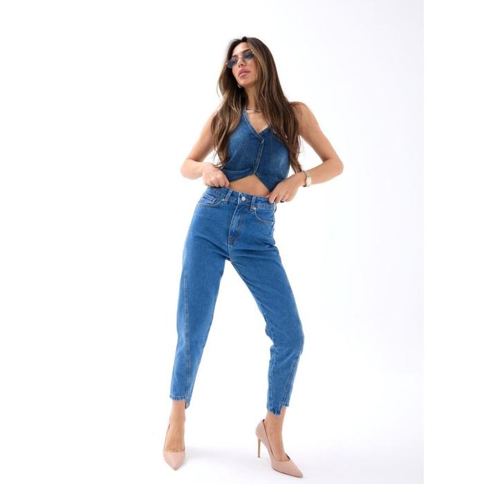 5682 KOT PANTOLON-KOYU MAVİ