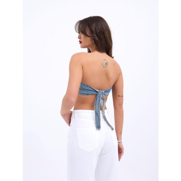 6222 KOT CROP-MAVİ