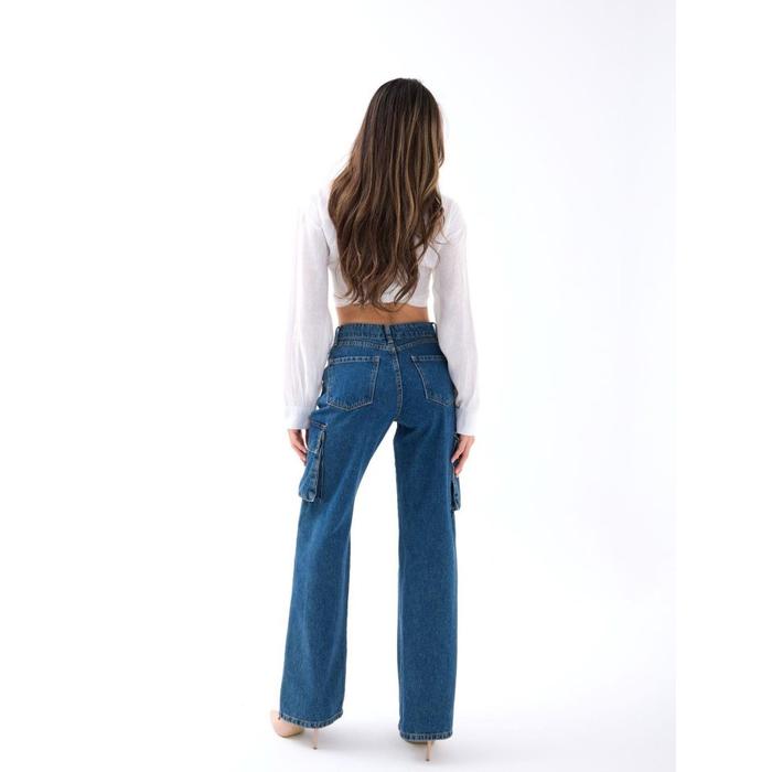 6519 KOT PANTOLON-MAVİ
