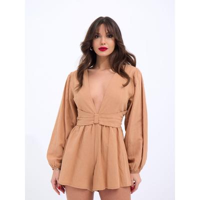 6528 TULUM ELBİSE-CAMEL