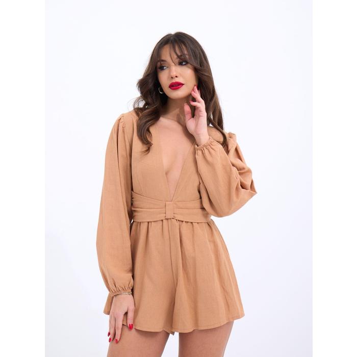 6528 TULUM ELBİSE-CAMEL