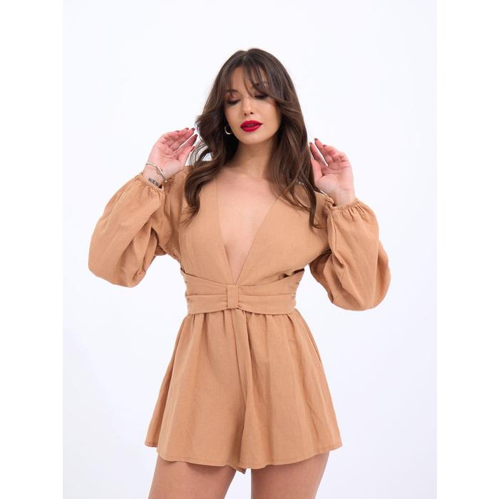 6528 TULUM ELBİSE-CAMEL