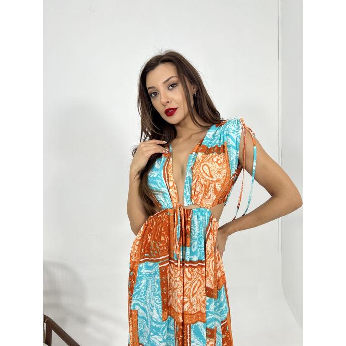 6592 ELBİSE-TURUNCU