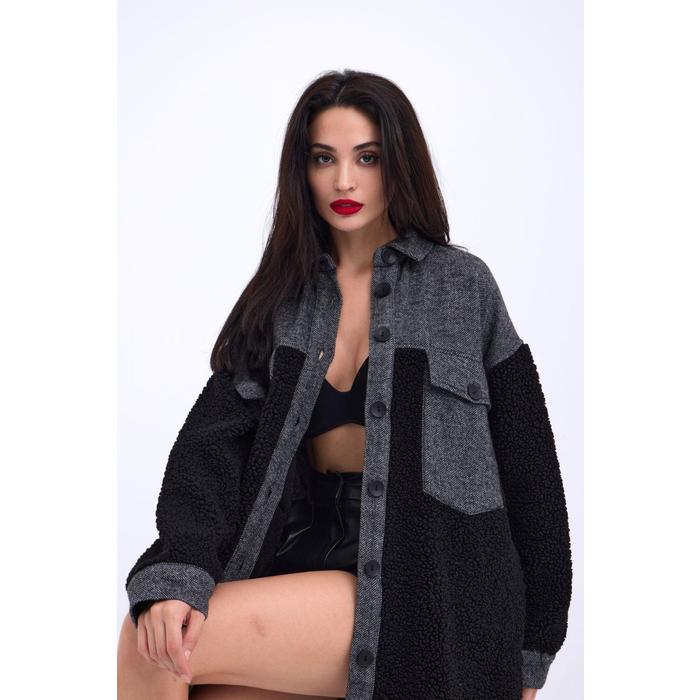 6698 UZUN GÖMLEK-SİYAH