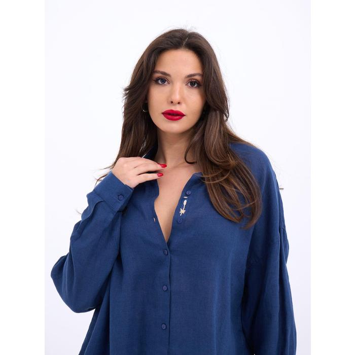 6758 GÖMLEK-LACİVERT