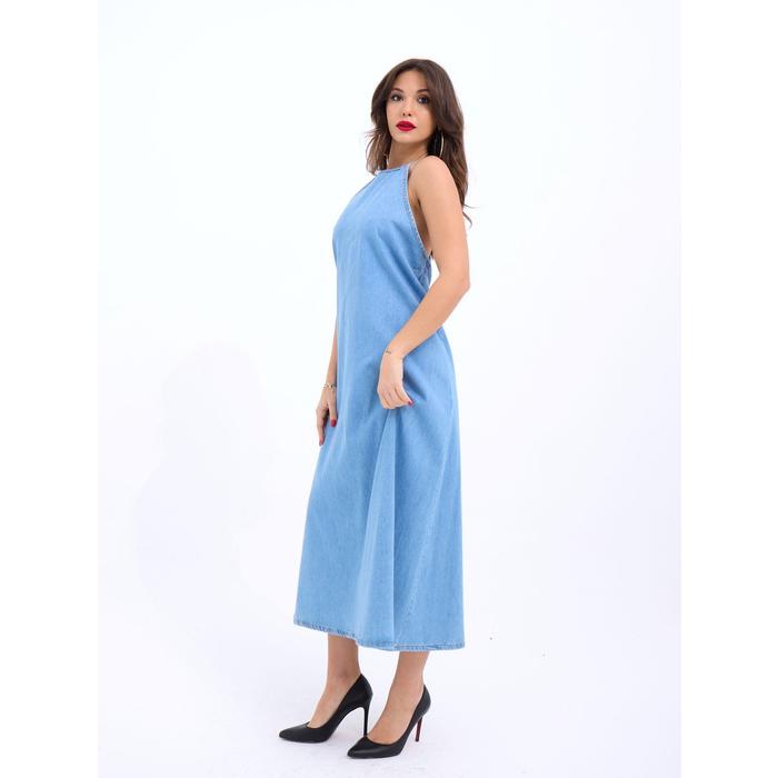 6771 KOT ELBİSE-MAVİ