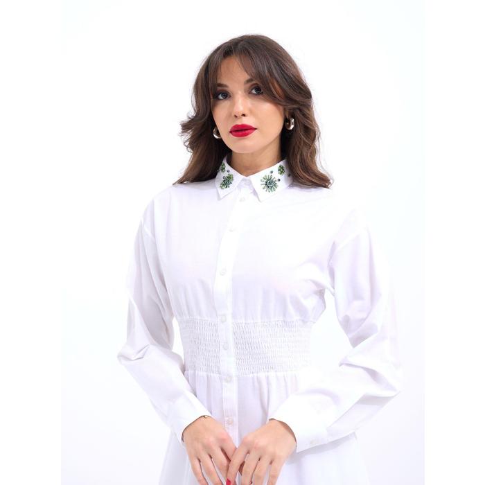 6849 ELBİSE-BEYAZ