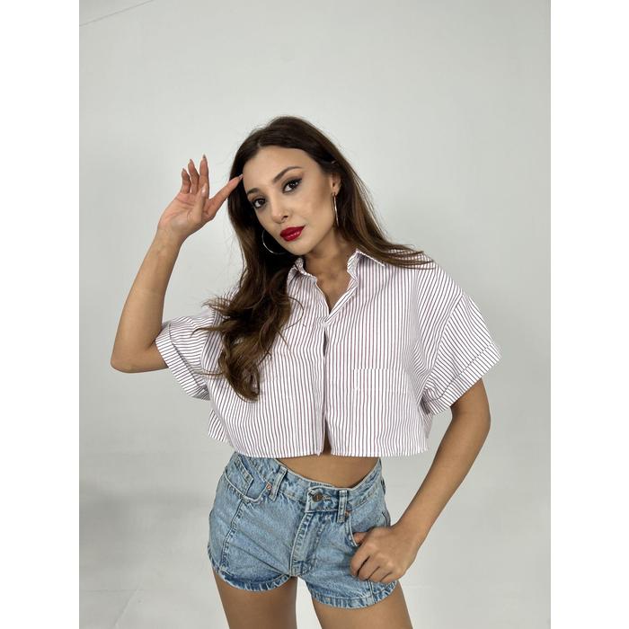 6882 BLUZ-AUSTİN ÇİZGİLİ