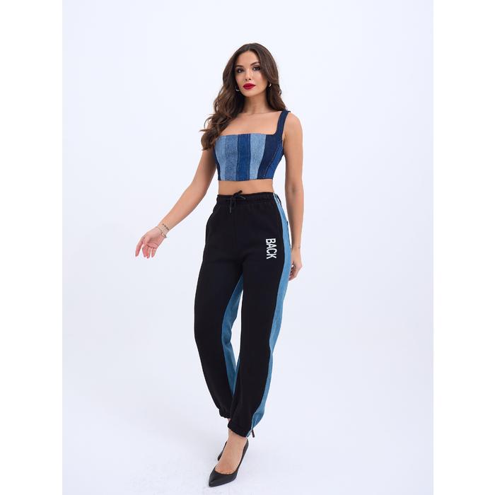 6890 KOT CROP-MAVİ