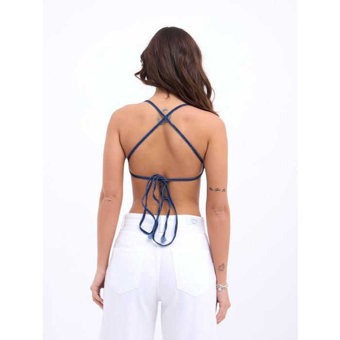 6968 KOT CROP-MAVİ
