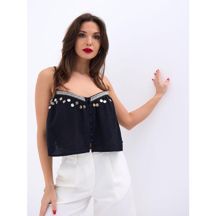6989 BLUZ-SİYAH