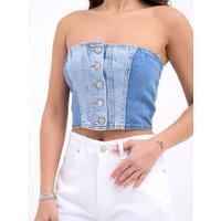 6991 KOT BLUZ-MAVİ