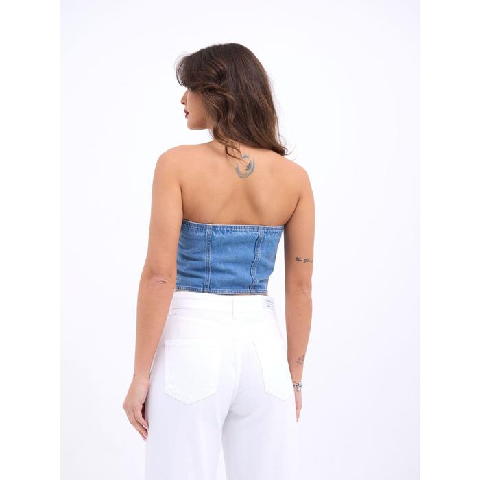 6991 KOT BLUZ-MAVİ