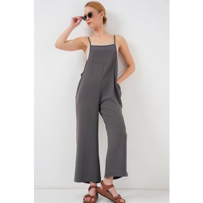 7019 Askılı Bahçivan Tulum - Antrasit