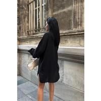 Alina Kol Cut Out Keten Gömlek 3252-08