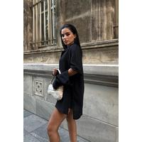 Alina Kol Cut Out Keten Gömlek 3252-08