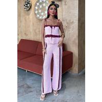 Askılı Bluz Pantolon Triko Takım 10114