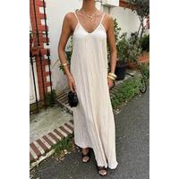 Askılı Maxi Boy Kraş Elbise 2900