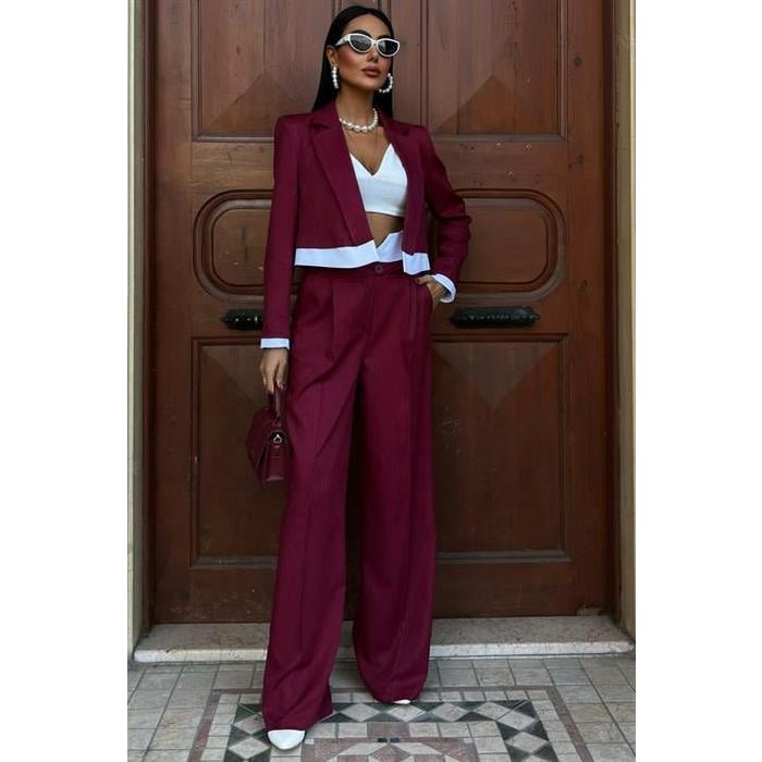 Audrey Crop Ceket Takım 10106