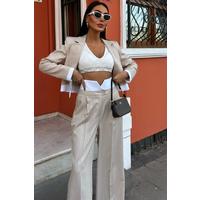 Audrey Crop Ceket Takım 10106