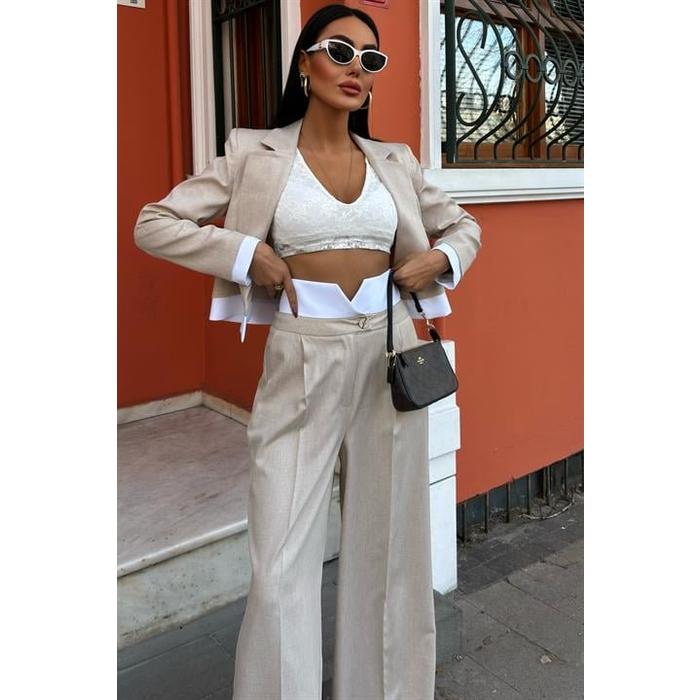 Audrey Crop Ceket Takım 10106