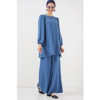 Ayrobin Tunik Pantolon Alt Üst Takım 6712 - İndigo