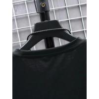 Baskılı Oversize Bisiklet Yaka T-shirt - Siyah