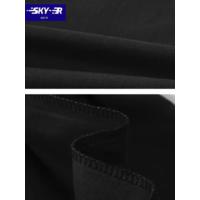 Baskılı Oversize Bisiklet Yaka T-shirt - Siyah