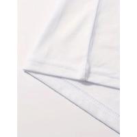 Baskılı Oversize Bisiklet Yaka T-shirt - Beyaz