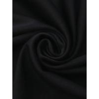 Baskılı Oversize Bisiklet Yaka T-shirt - Siyah