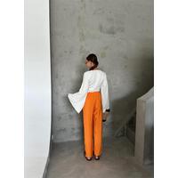 BEL LASTİK DETAYLI MODAL KUMAŞ PANTOLON - Orange