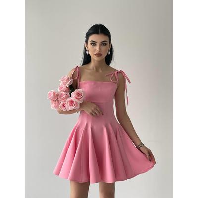 Clara Askılı Mini Elbise
