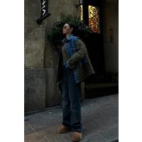 Denim Garnili Kapitone Ceket 7071