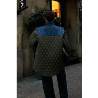 Denim Garnili Kapitone Ceket 7071