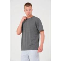 Erkek 24/1 Düz A Kalite Oversize T-shirt - Antrasit